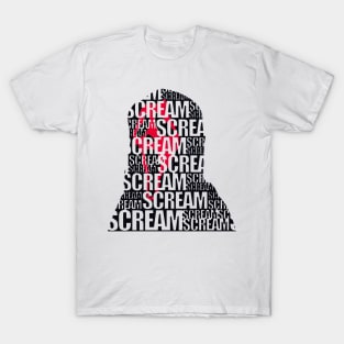 scream VI  (Scream 6)  scary horror movie graphic design by ironpalette T-Shirt